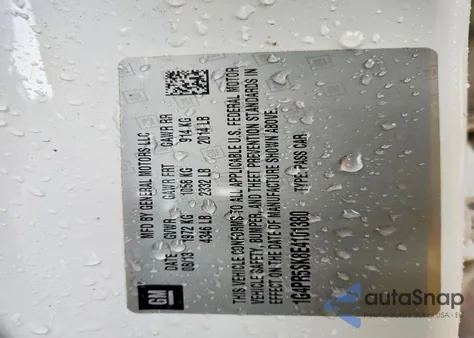 2014 Buick Verano z USA, uszkodzony, nr VIN 1G4PR5SK8E4101380